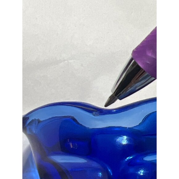 Vintage Anchor hocking Cobalt Blue Depression Glass - Picture 5 of 6